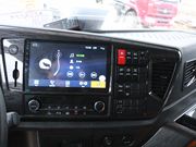 解放JH6-9.6米冷藏車中控臺圖片