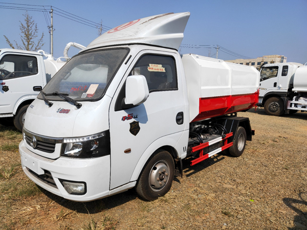 國六東風途逸3方掛桶垃圾車價格、報價、廠家