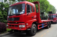 東風后雙橋平板運輸車價格、報價、廠家
